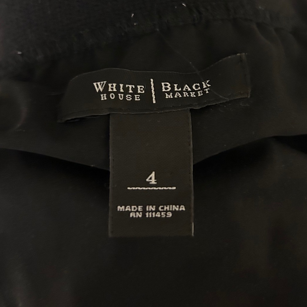 White House Black Market (WHBM) Pleated Lined Chiffon Skirt - Picture 7 of 8